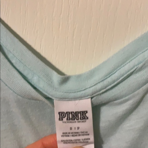 🐳PINK light blue/black top - Picture 3 of 3